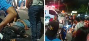 Accidente cerca al parque Camilo Torres