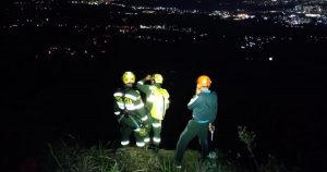 Rescate de un extranjero que practicaba paramente