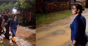 Concejal recorre los barrios afectados