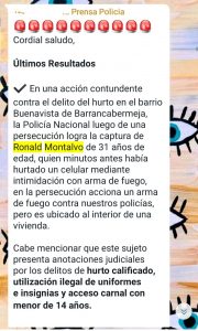 captura de pantalla