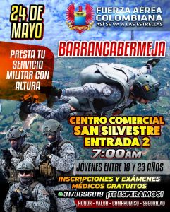 Servicio Militar Fuerza Aérea en Barrancabermeja